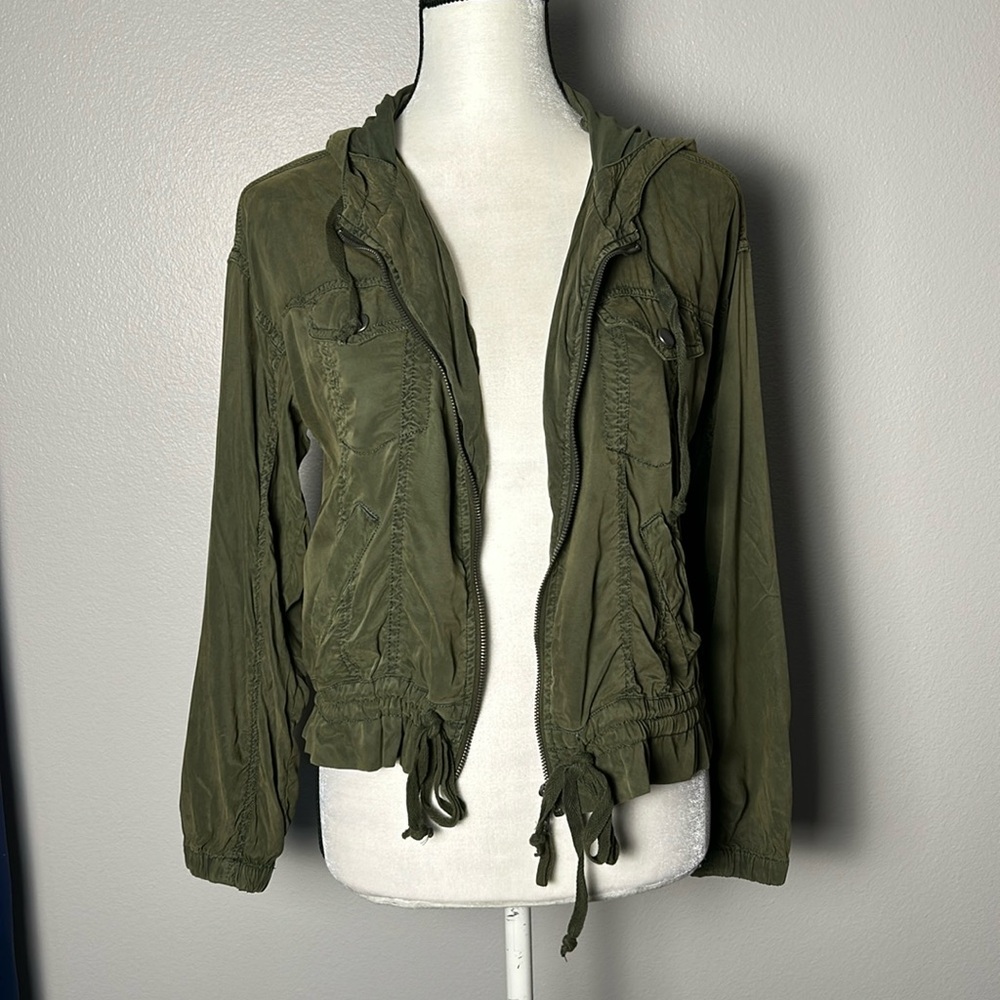 Anthropologie Marrakech Thin Hooded Jacket sz XS